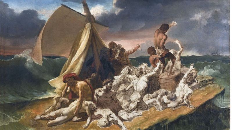 Immagine -La zattera della Medusa, T. Gericault